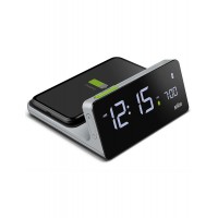 Braun Digital Alarm Clock With Wireless Charging BC21GEU